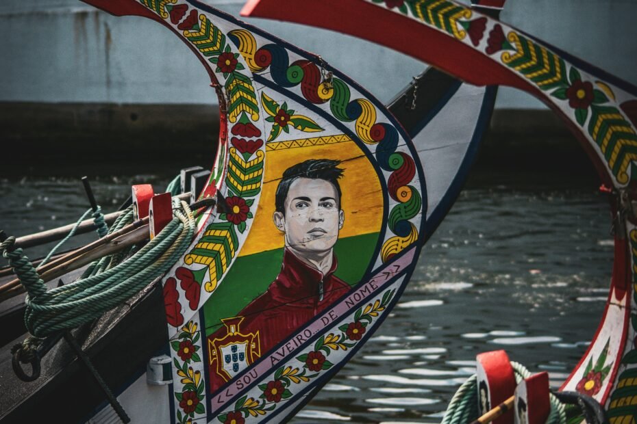 Ronaldo on boat
